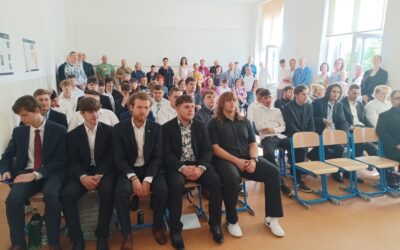Slavnostní předávání výučních listů na pracovišti v Duchcově